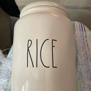 Rae Dunn RICE canister